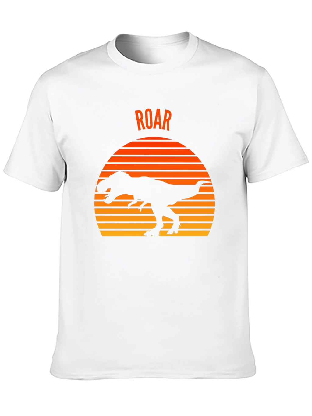 Dino Sunset T-Shirt - Black