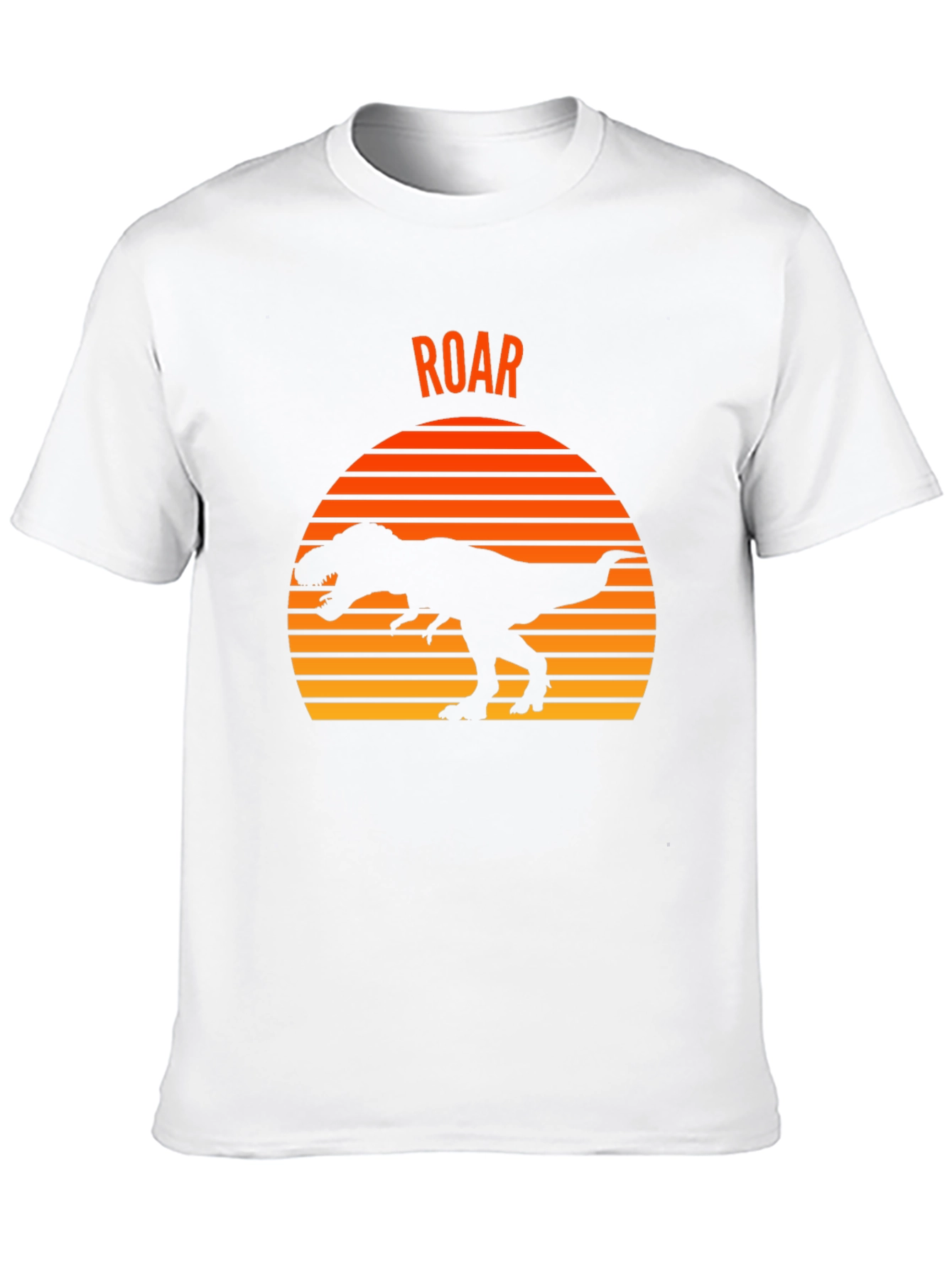 Dino Sunset T-Shirt - Black