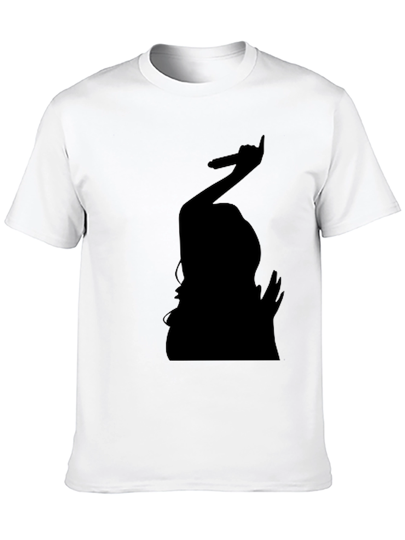 Silhouette Singer Graphic Tee