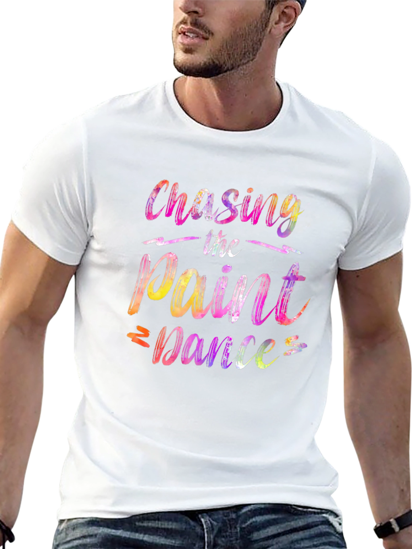 Chasing the Paint Dance Black Graphic Tee