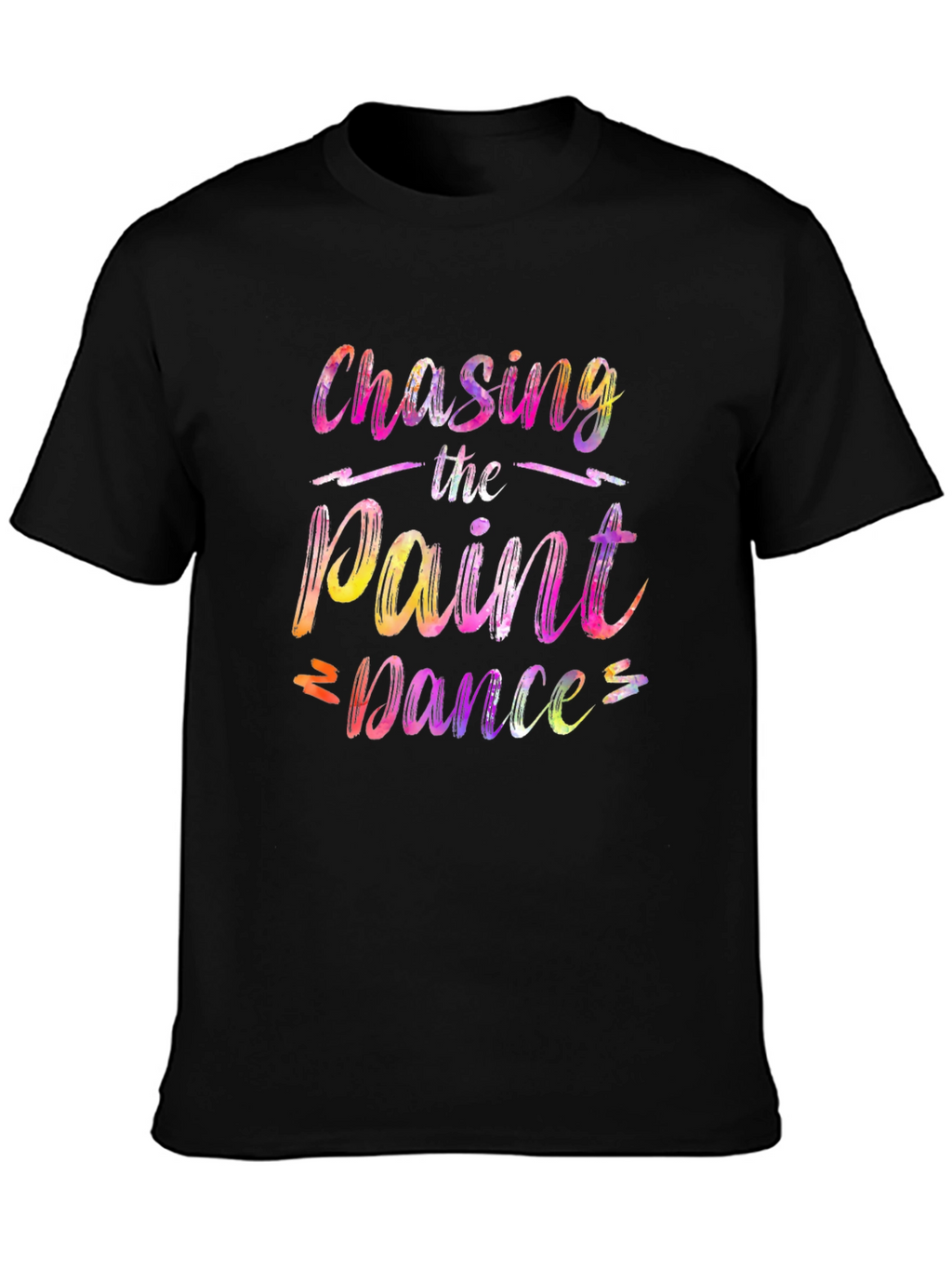 Chasing the Paint Dance Black Graphic Tee