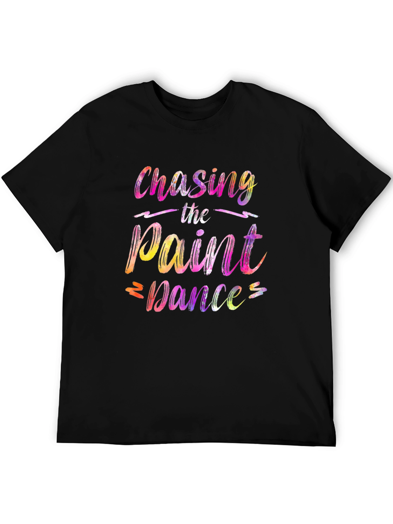 Chasing the Paint Dance Black Graphic Tee