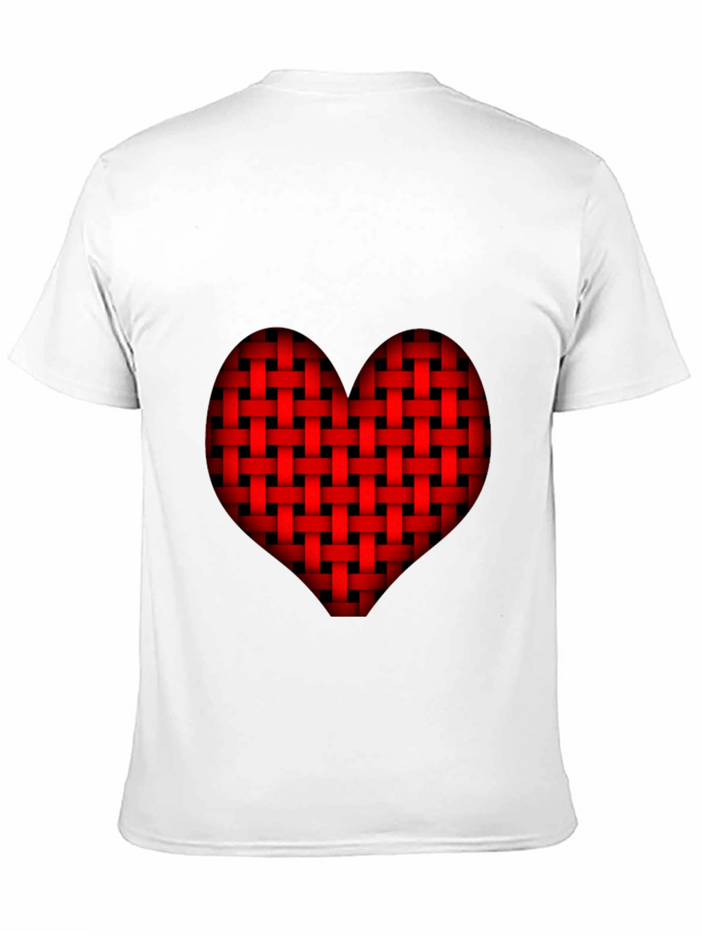 Woven Heart Graphic Tee - Black
