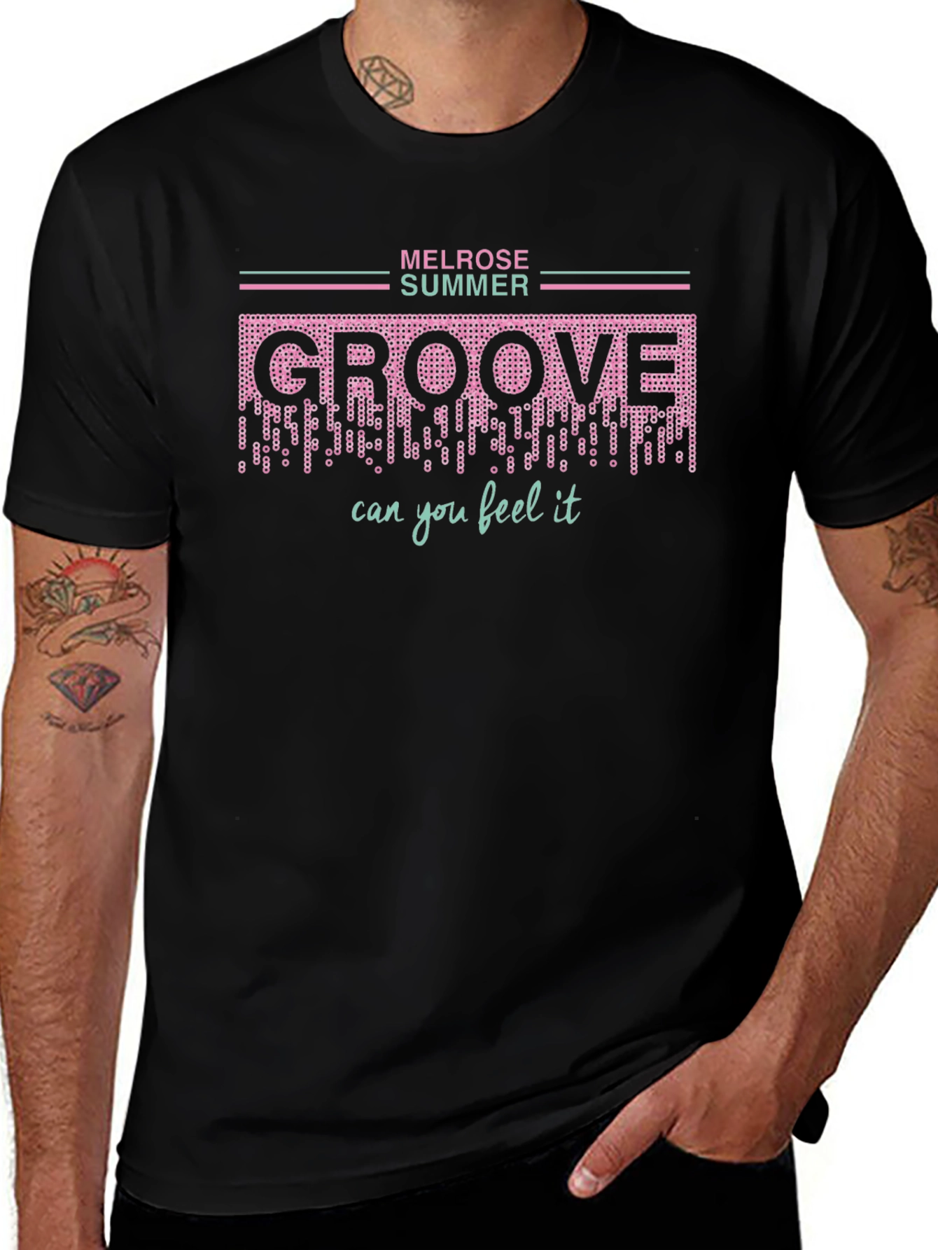 Groove Melrose Summer Black T-Shirt