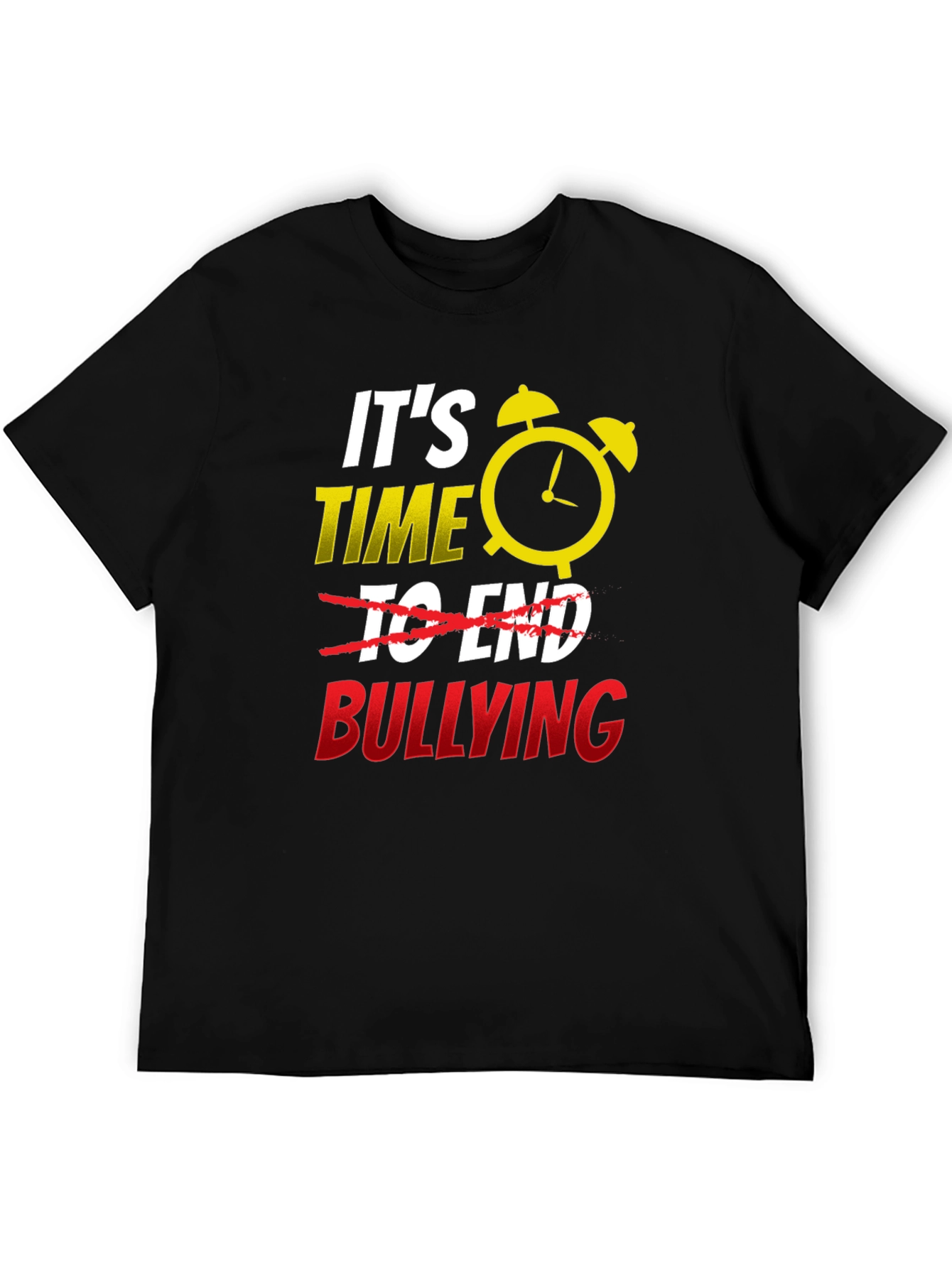 Time to End Bullying Graphic Tee - Anti-Bullying Awareness