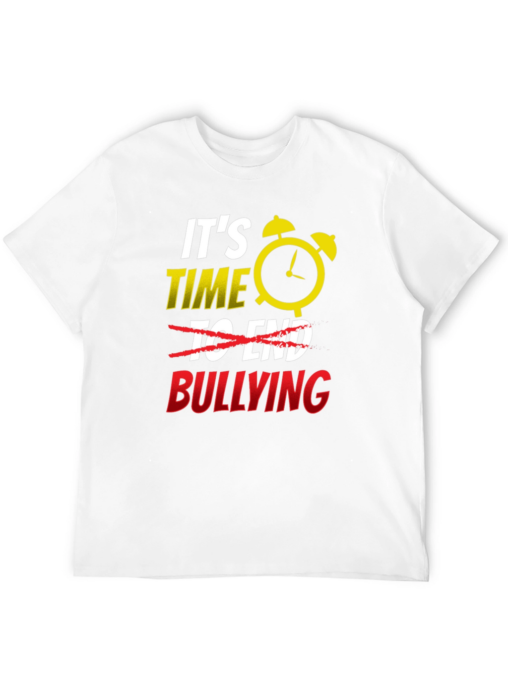 Time to End Bullying Graphic Tee - Anti-Bullying Awareness