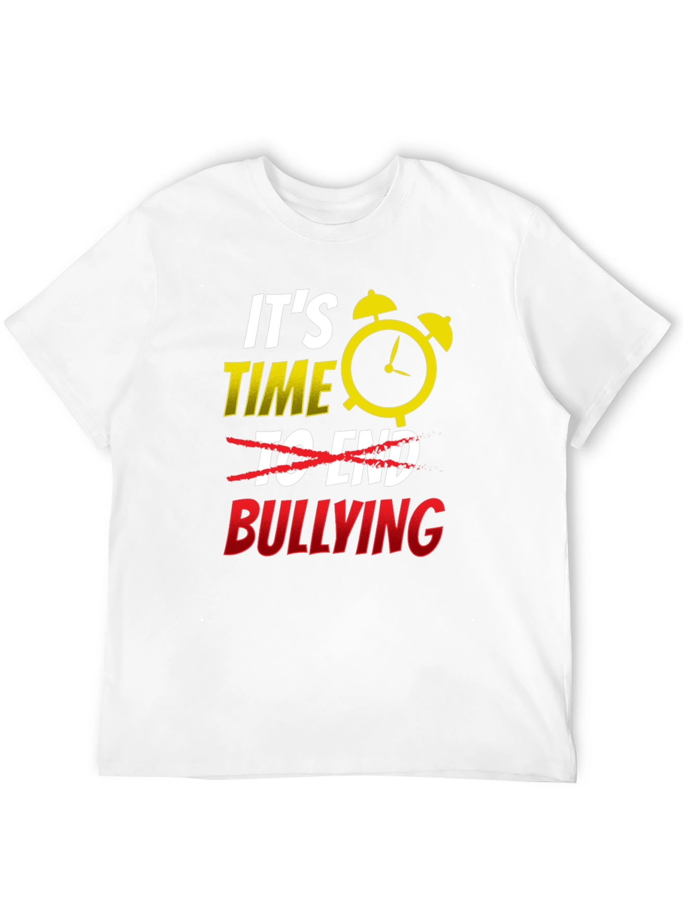 Time to End Bullying Graphic Tee - Anti-Bullying Awareness