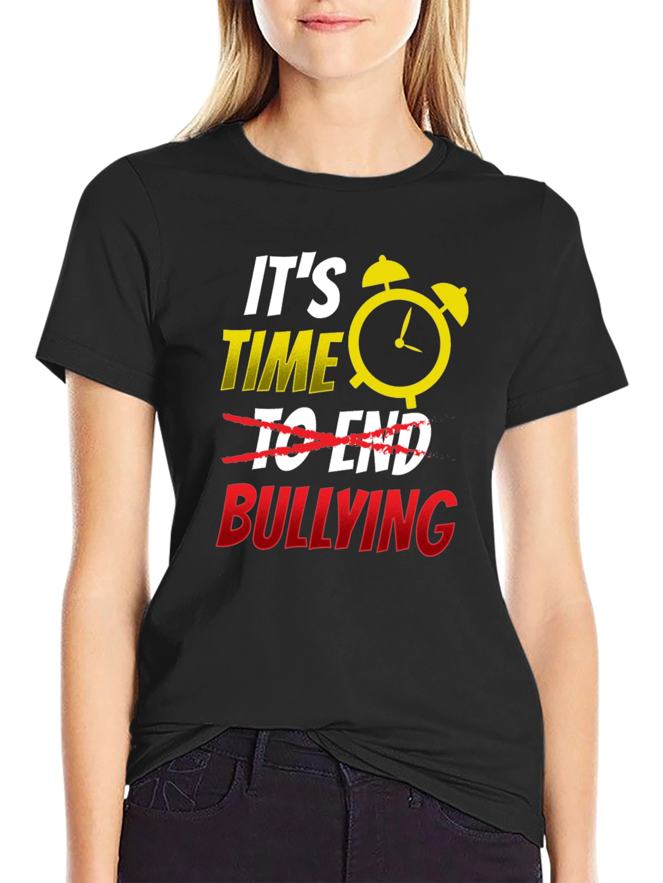 Time to End Bullying Graphic Tee - Anti-Bullying Awareness