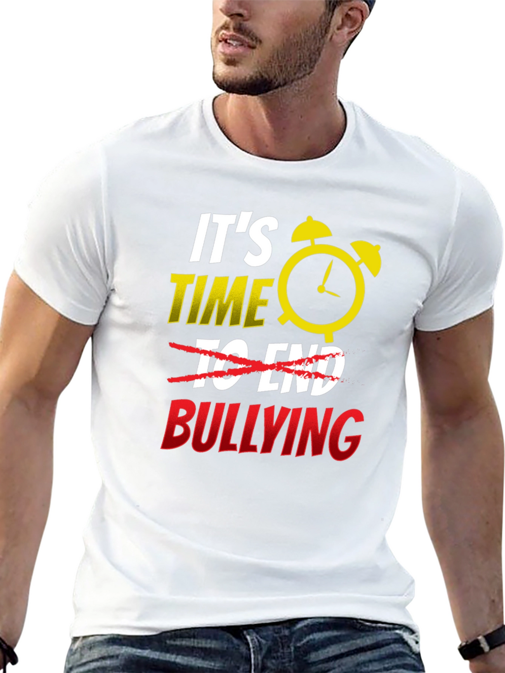 Time to End Bullying Graphic Tee - Anti-Bullying Awareness