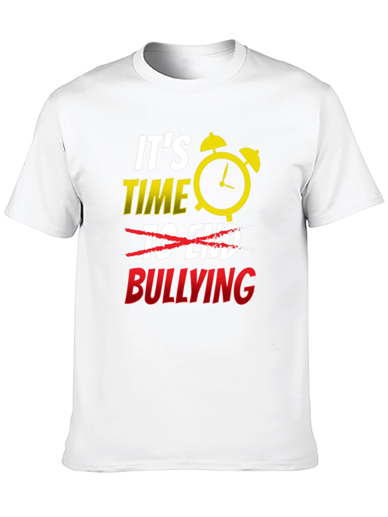Time to End Bullying Graphic Tee - Anti-Bullying Awareness