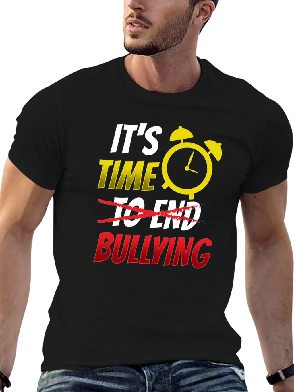 Time to End Bullying Graphic Tee - Anti-Bullying Awareness