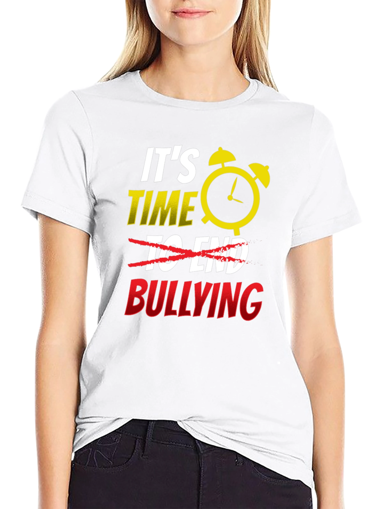 Time to End Bullying Graphic Tee - Anti-Bullying Awareness