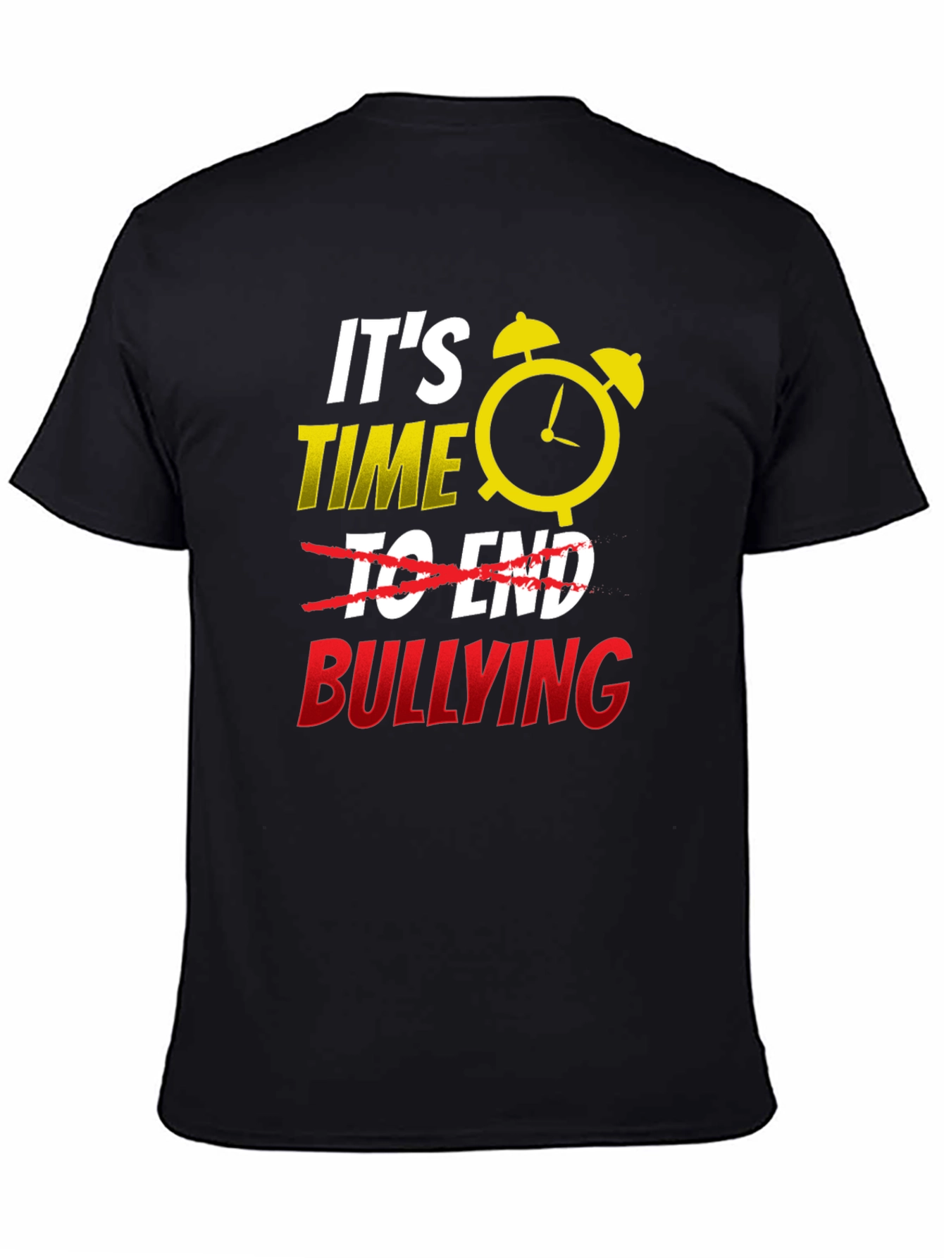 Time to End Bullying Graphic Tee - Anti-Bullying Awareness