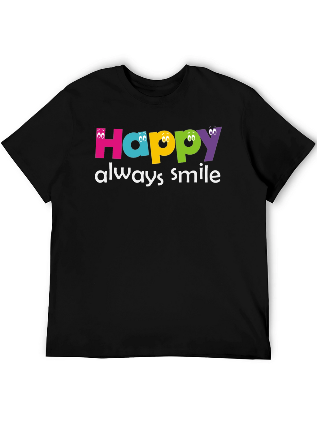 Happy Always Smile Graphic Tee