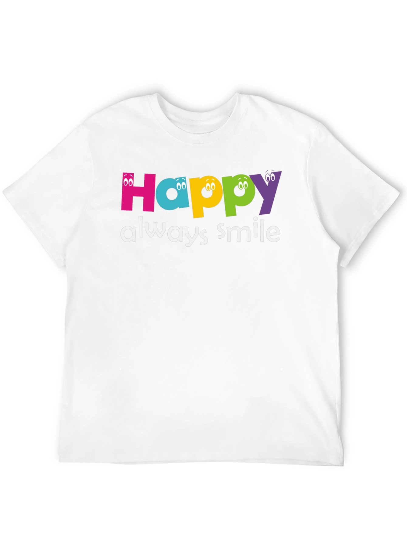 Happy Always Smile Graphic Tee