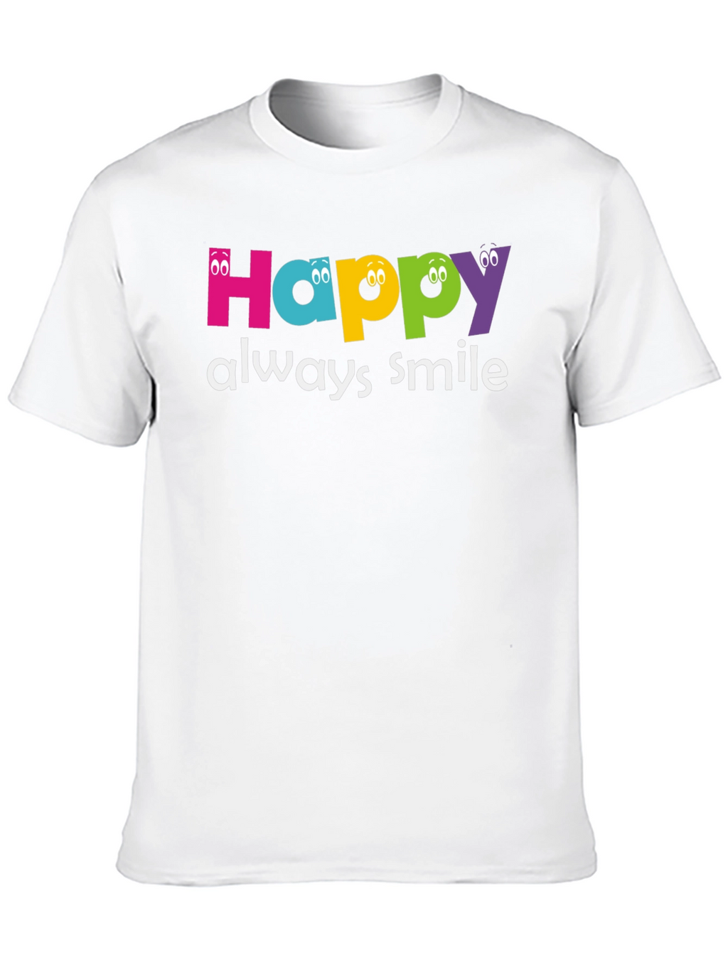 Happy Always Smile Graphic Tee