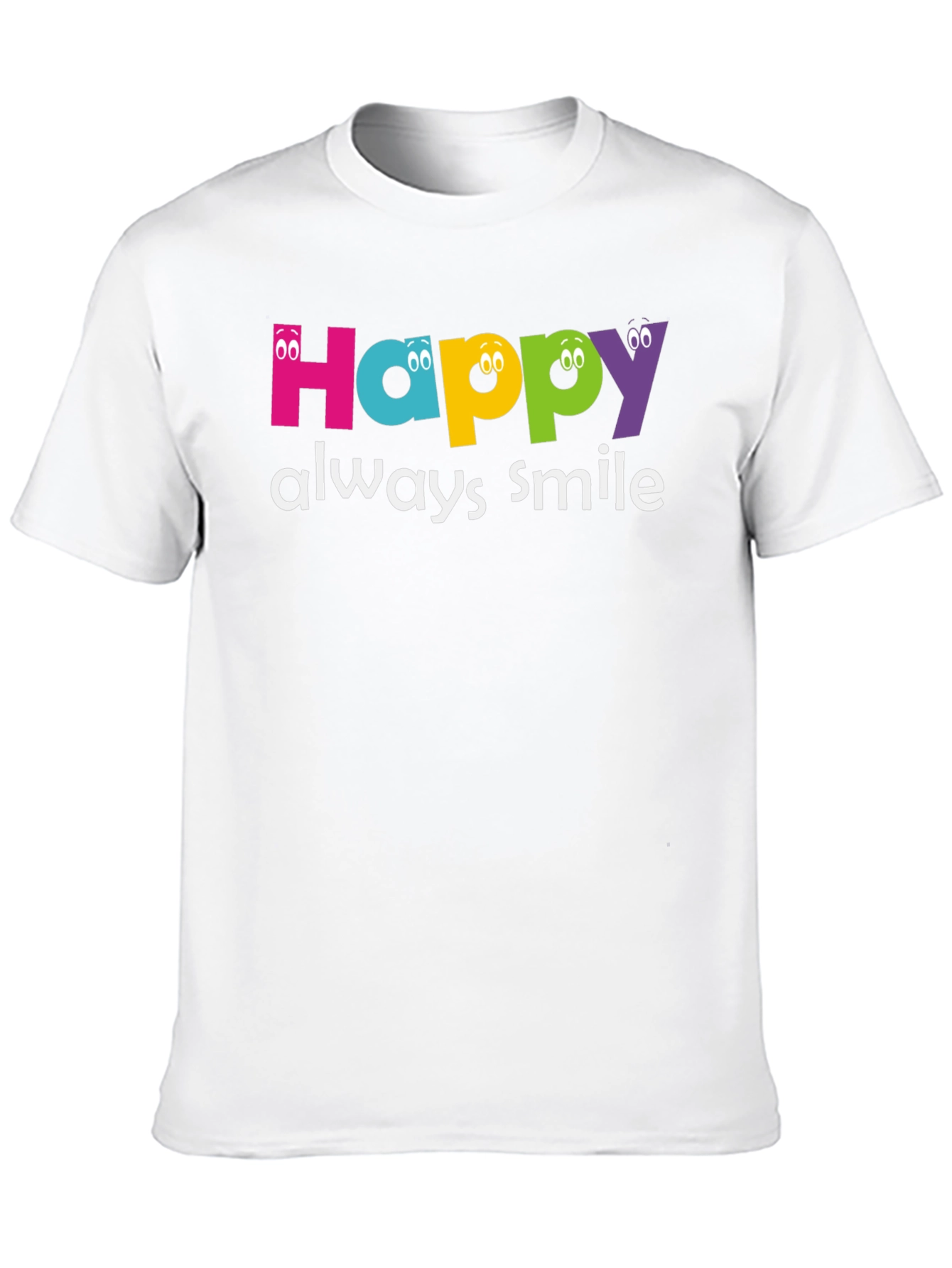 Happy Always Smile Graphic Tee