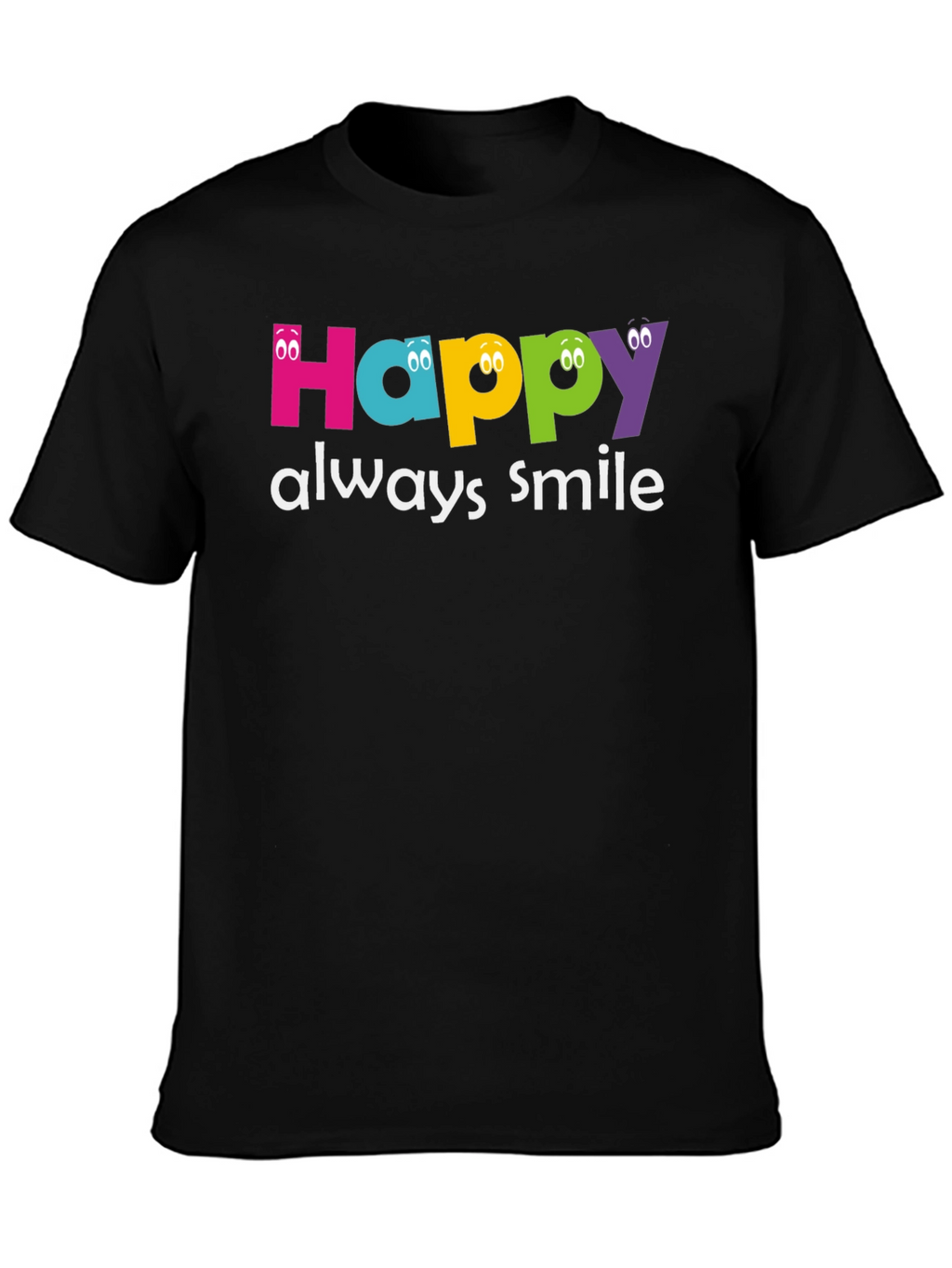 Happy Always Smile Graphic Tee