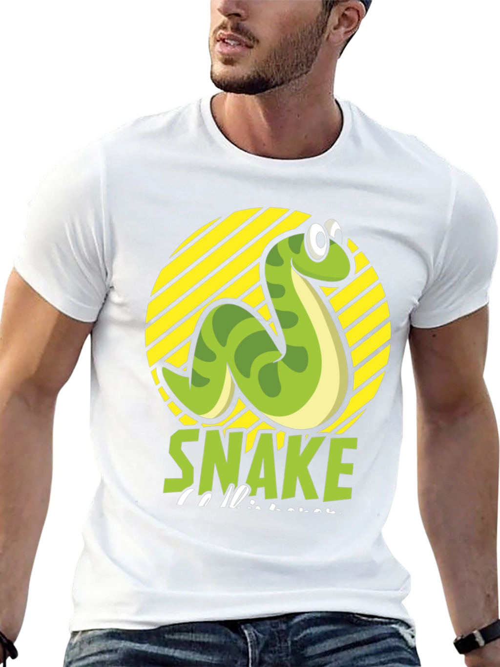 Funny Snake T-Shirt - Cartoon Serpent Graphic Tee