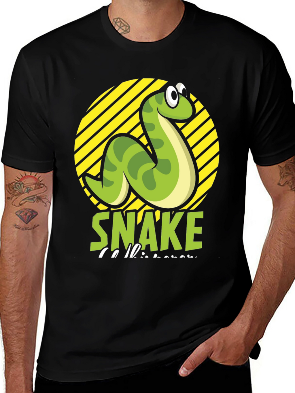 Funny Snake T-Shirt - Cartoon Serpent Graphic Tee