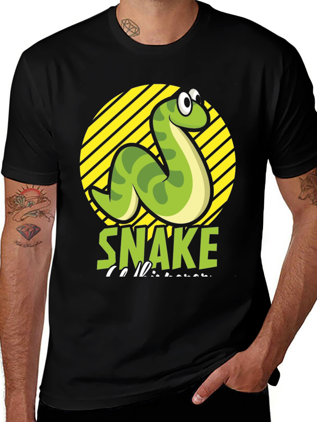 Funny Snake T-Shirt - Cartoon Serpent Graphic Tee