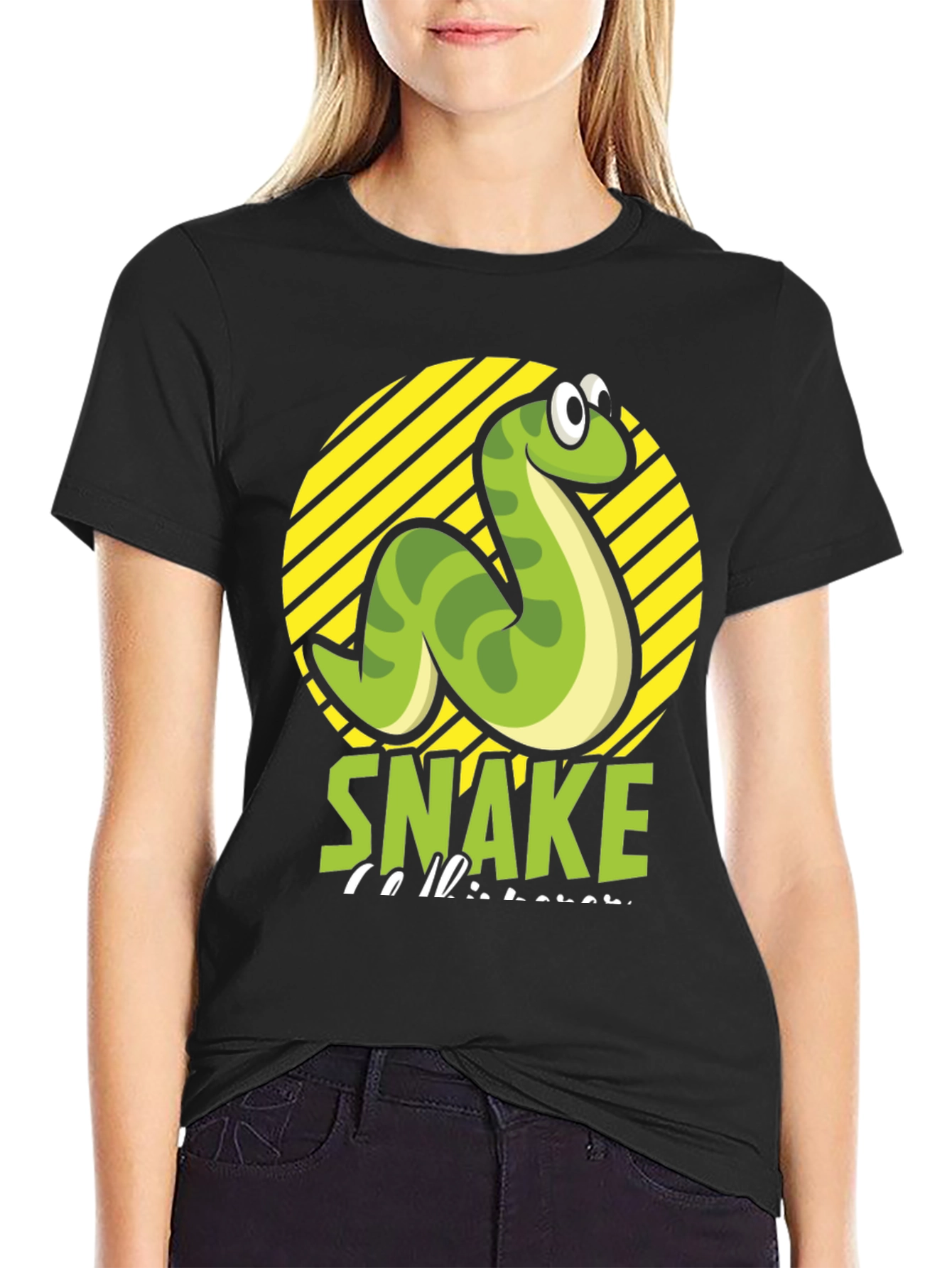 Funny Snake T-Shirt - Cartoon Serpent Graphic Tee