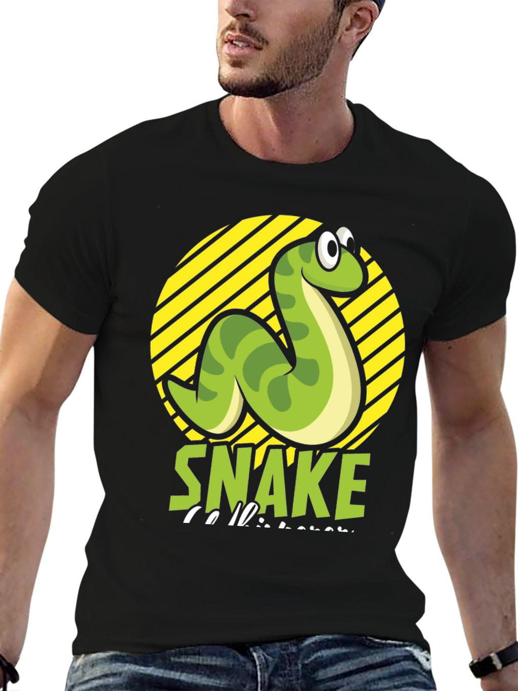 Funny Snake T-Shirt - Cartoon Serpent Graphic Tee