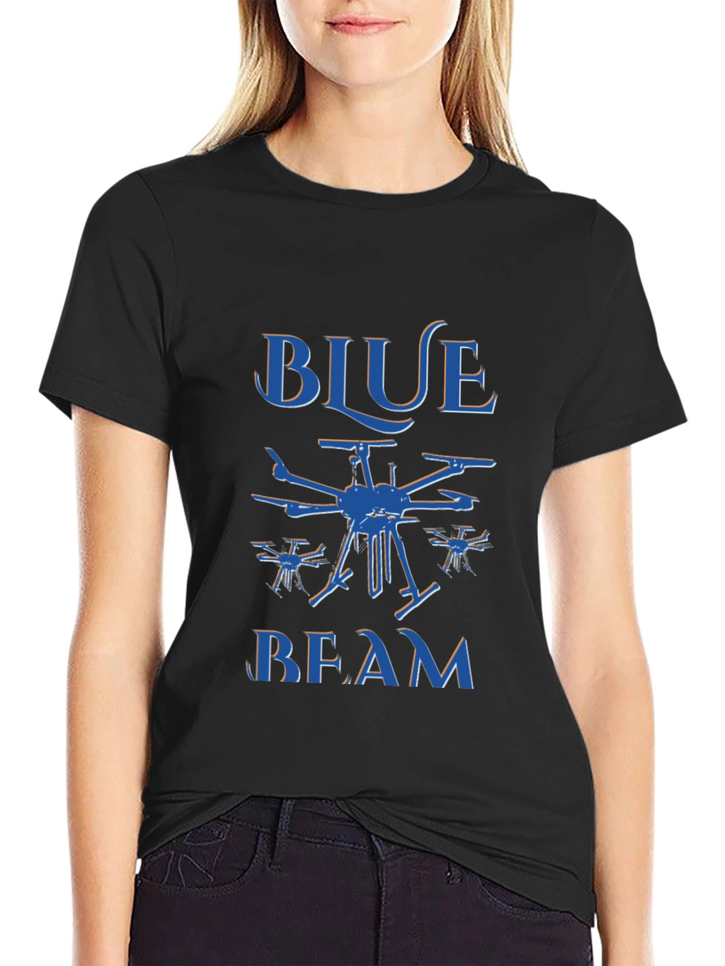 Blue Beam Graphic T-Shirt - Conspiracy Theory Tee