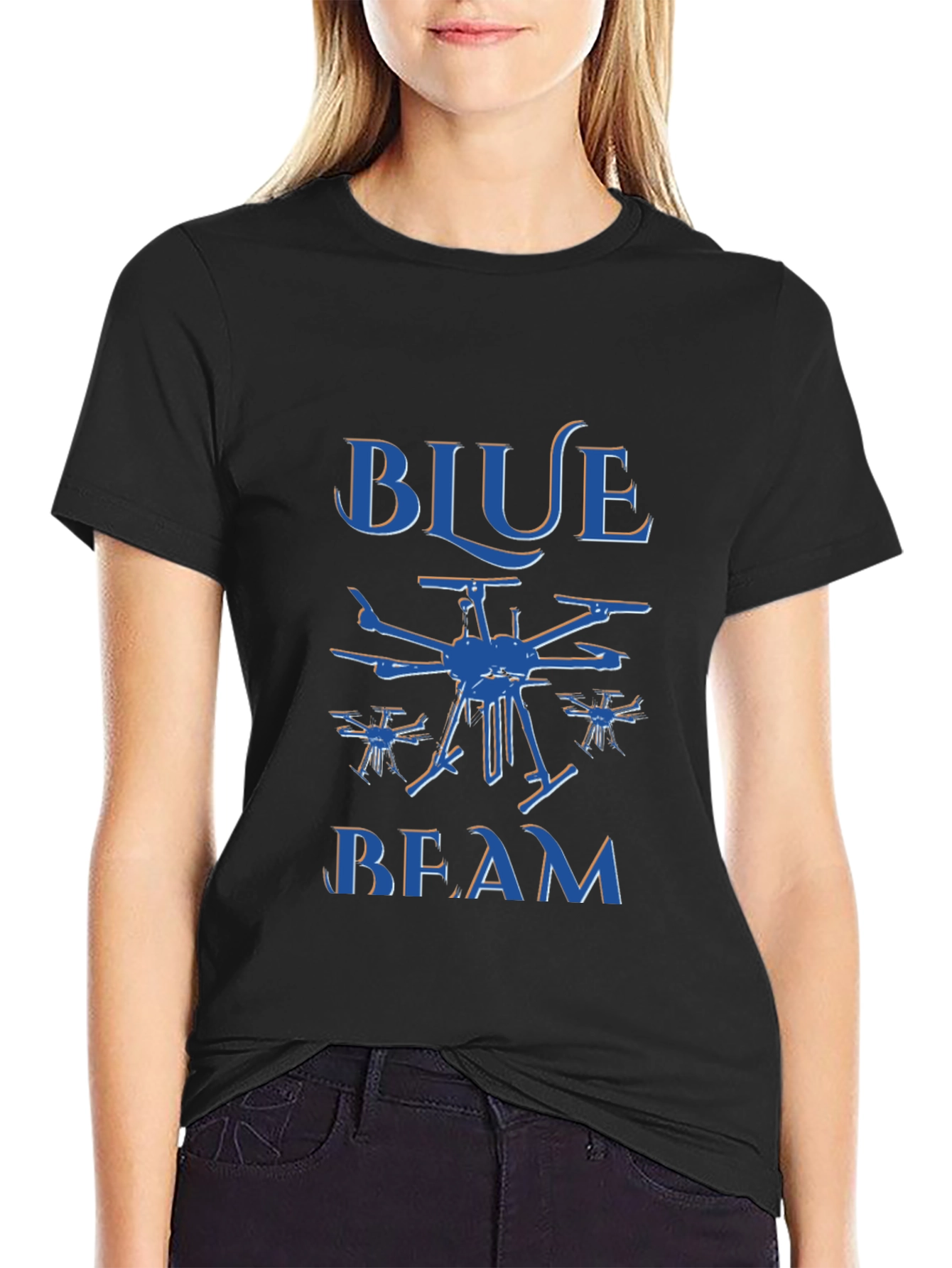 Blue Beam Graphic T-Shirt - Conspiracy Theory Tee