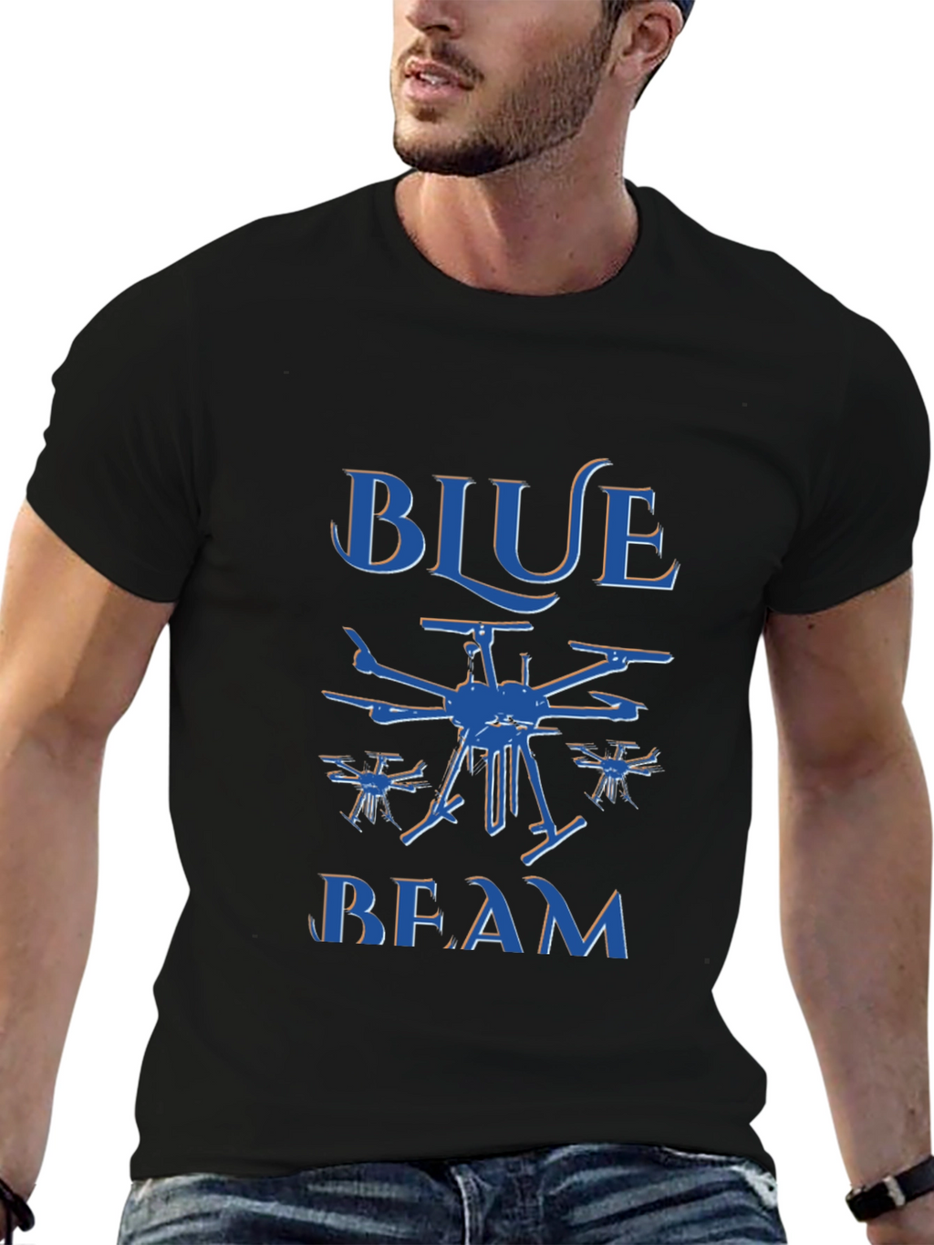 Blue Beam Graphic T-Shirt - Conspiracy Theory Tee