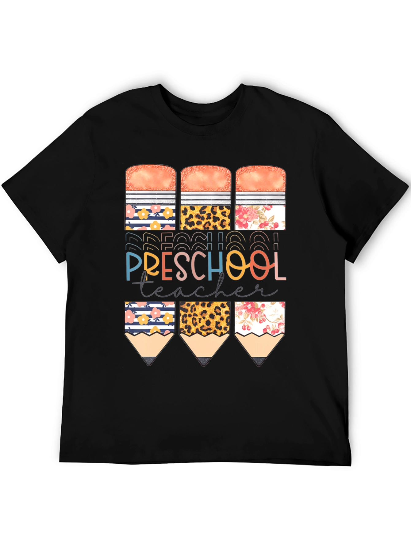 Preschool Teacher Pencil T-Shirt