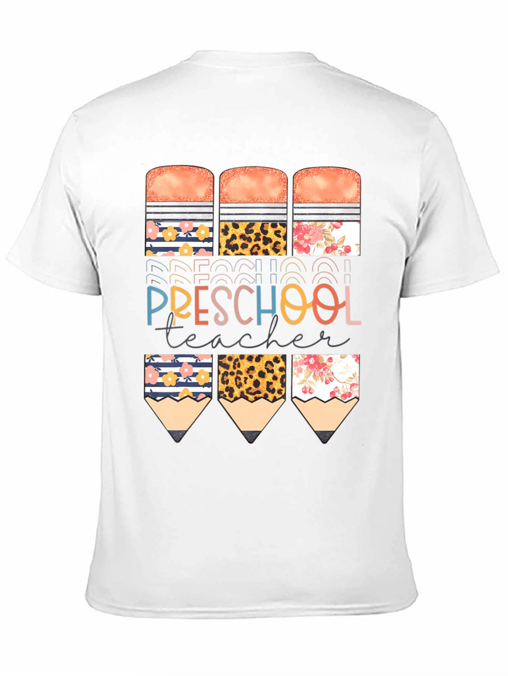 Preschool Teacher Pencil T-Shirt