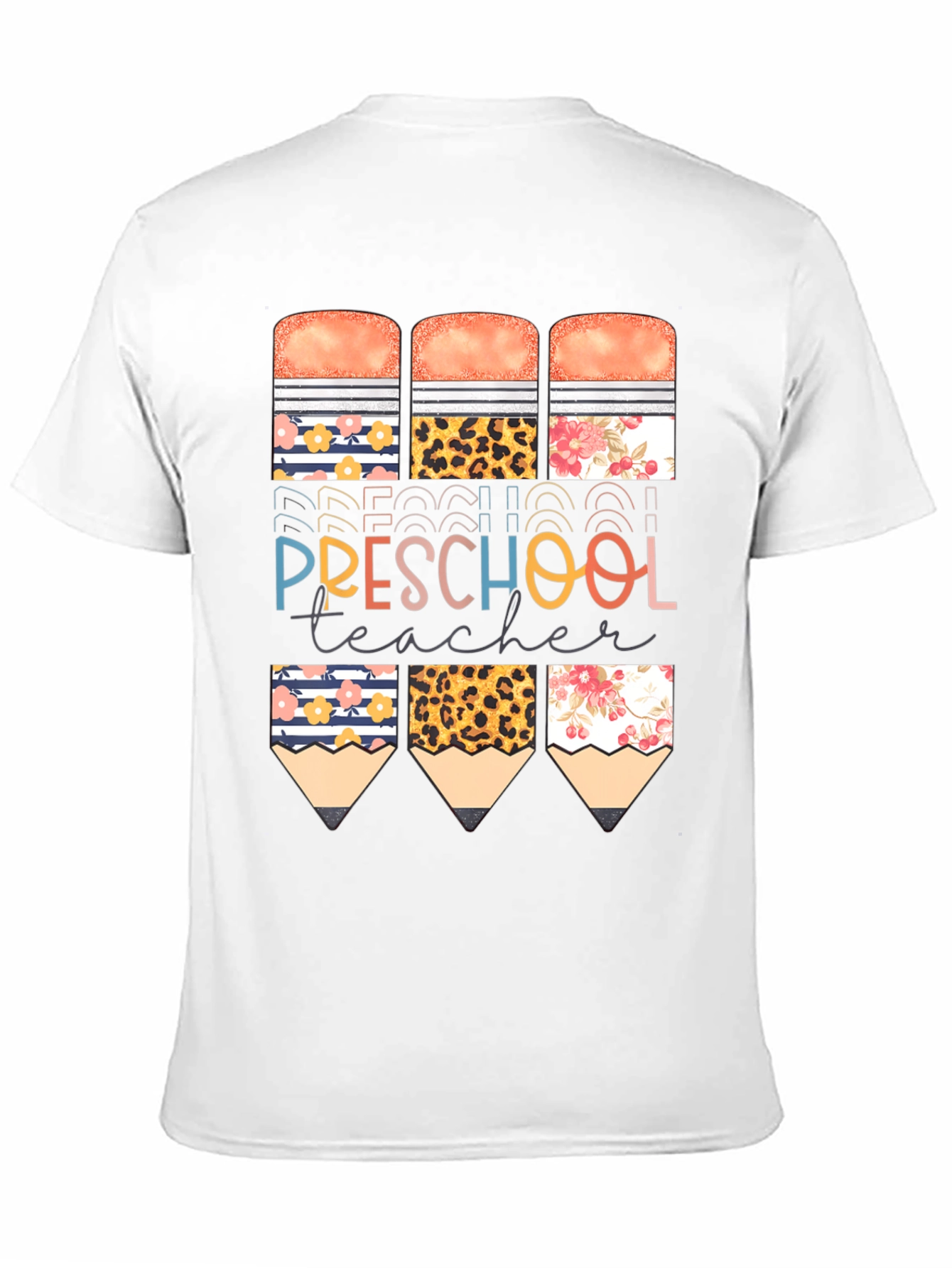 Preschool Teacher Pencil T-Shirt