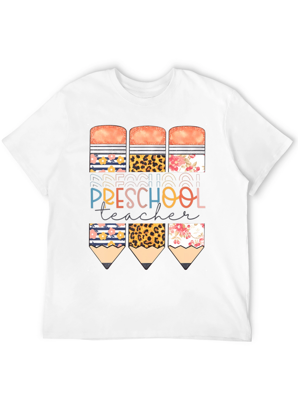Preschool Teacher Pencil T-Shirt