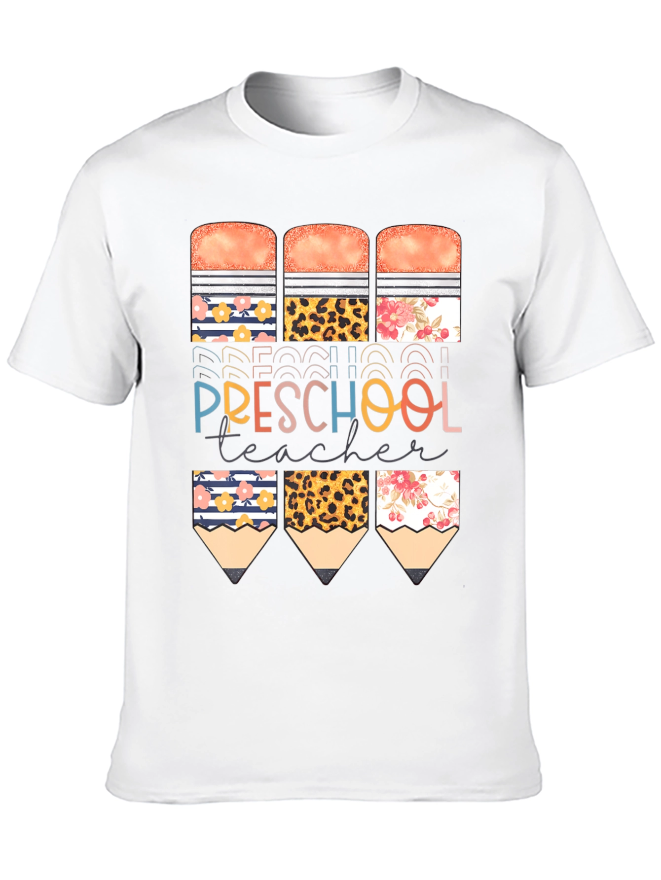 Preschool Teacher Pencil T-Shirt