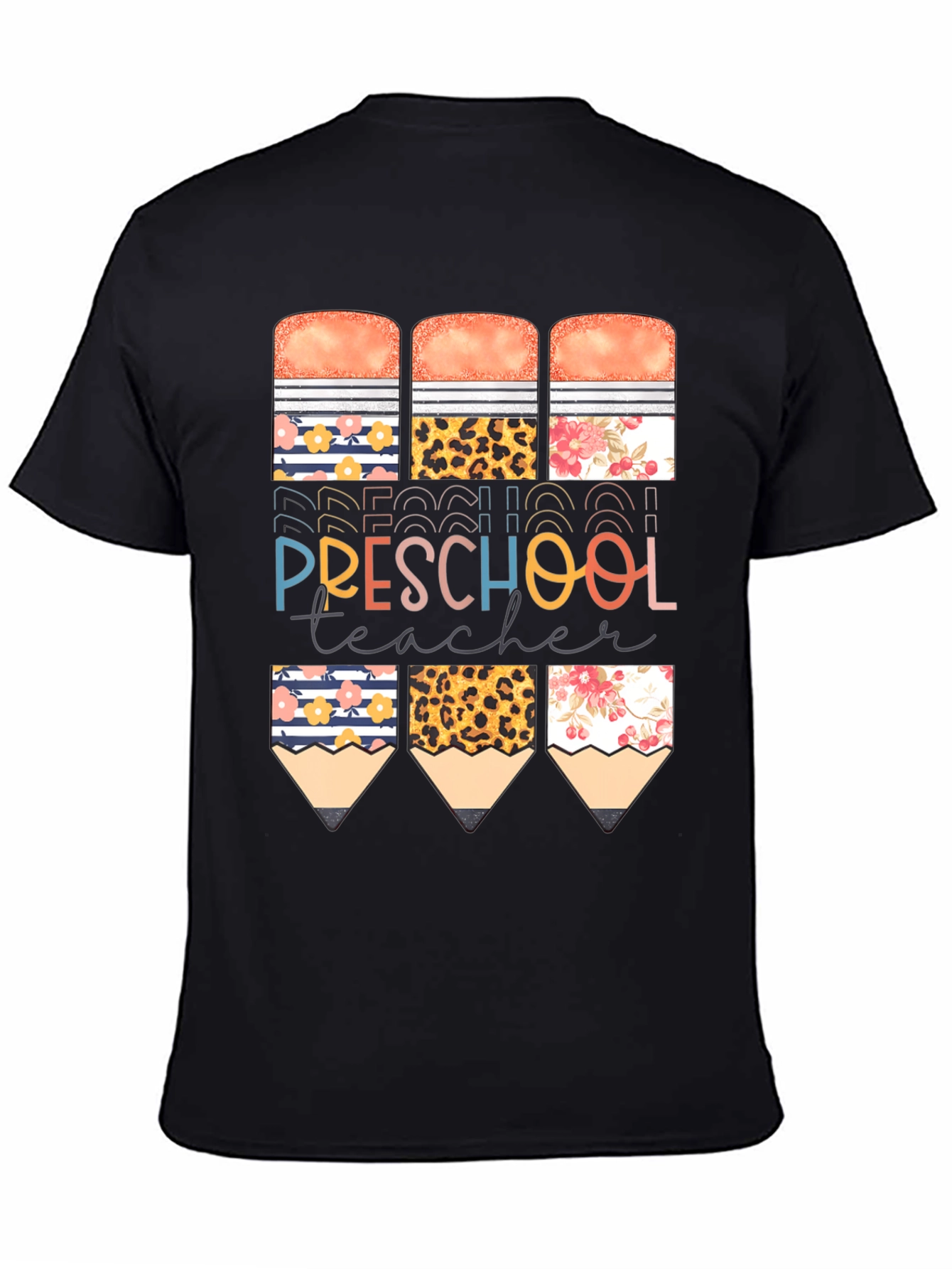 Preschool Teacher Pencil T-Shirt