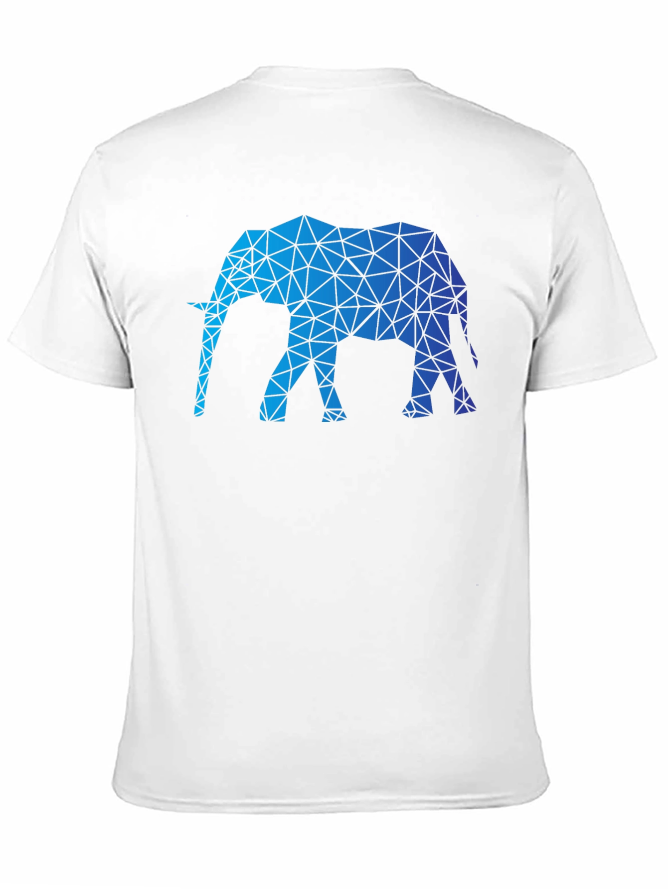 Geometric Elephant Graphic Tee - Modern Animal Print