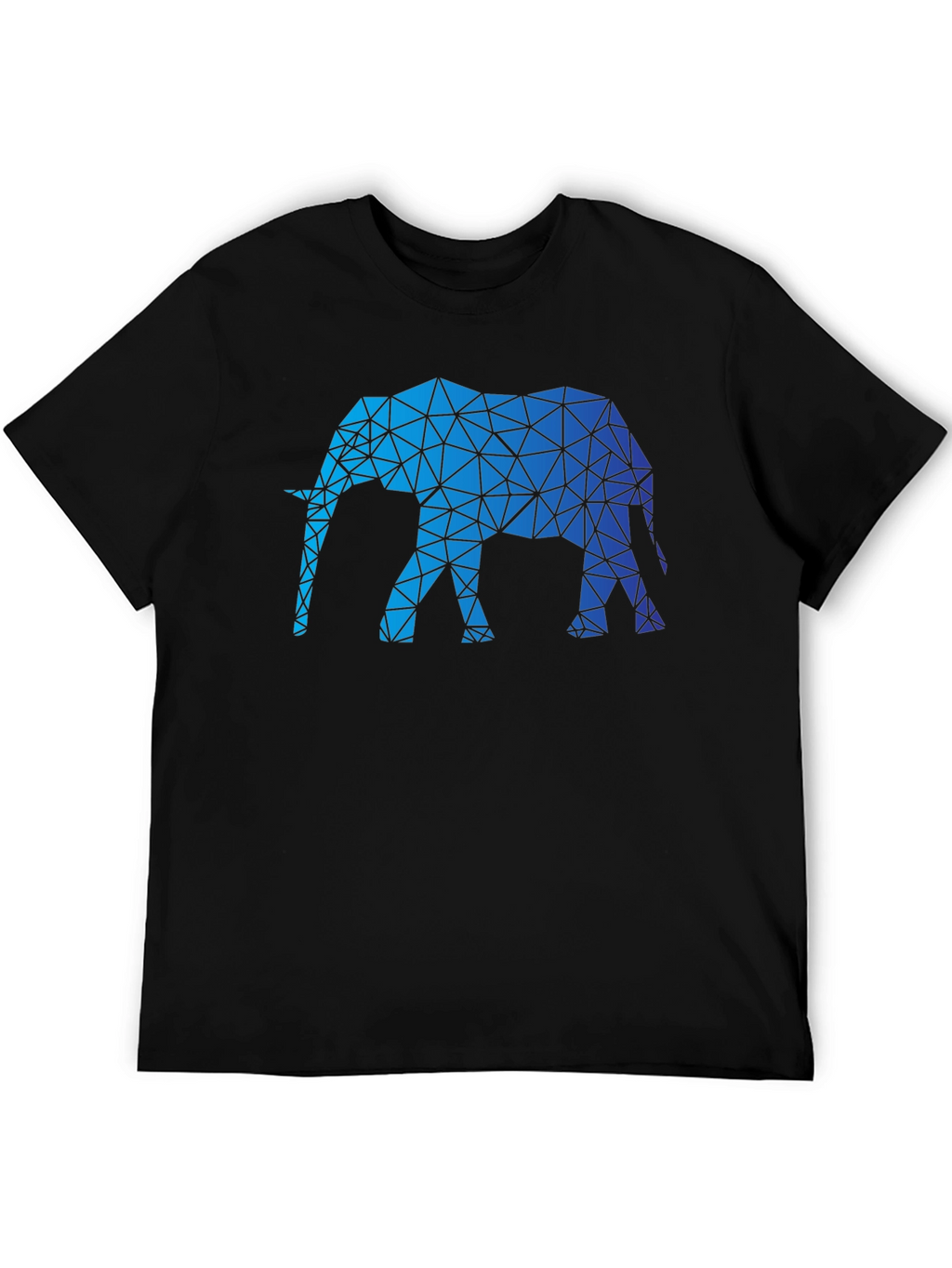 Geometric Elephant Graphic Tee - Modern Animal Print