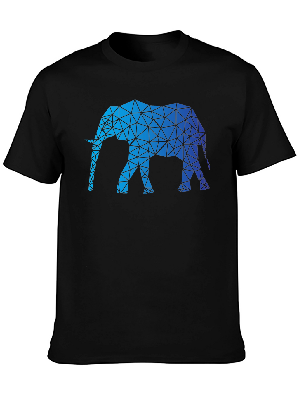Geometric Elephant Graphic Tee - Modern Animal Print