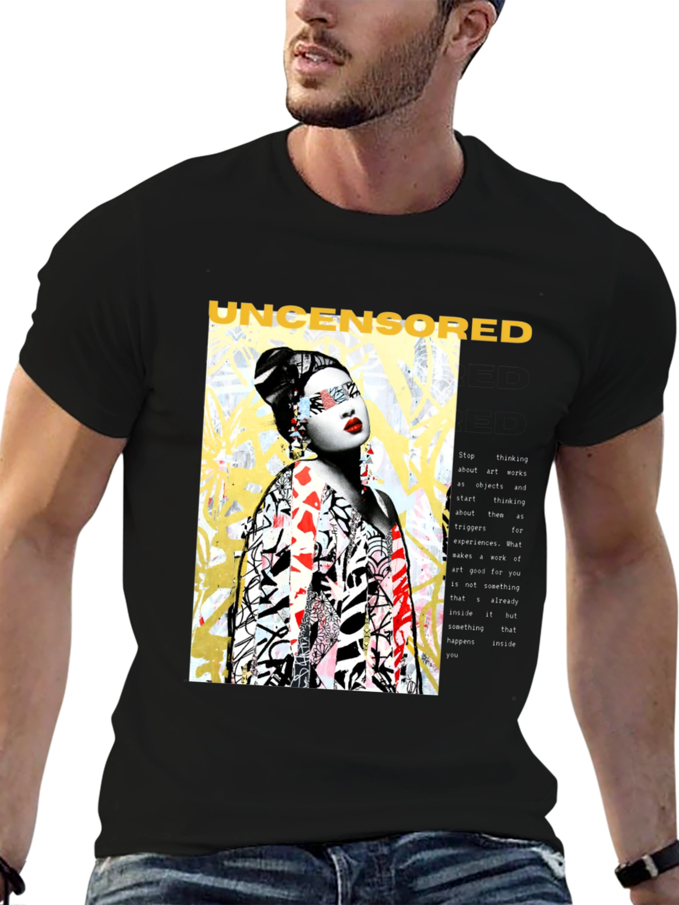 Uncensored Art Graphic Tee