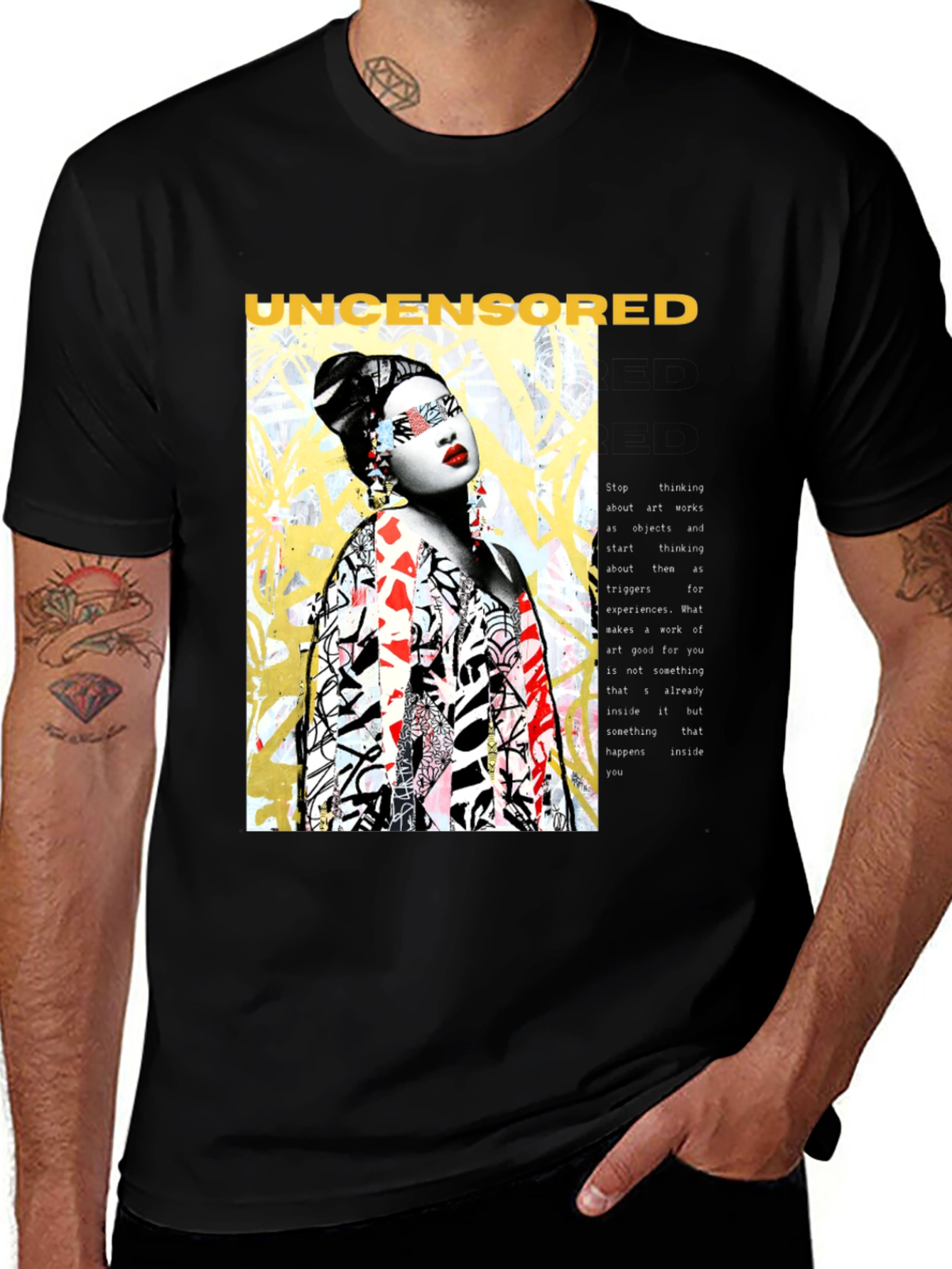 Uncensored Art Graphic Tee