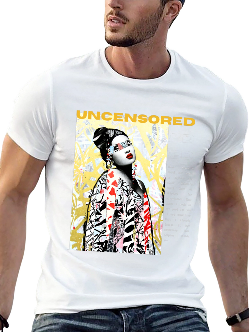 Uncensored Art Graphic Tee