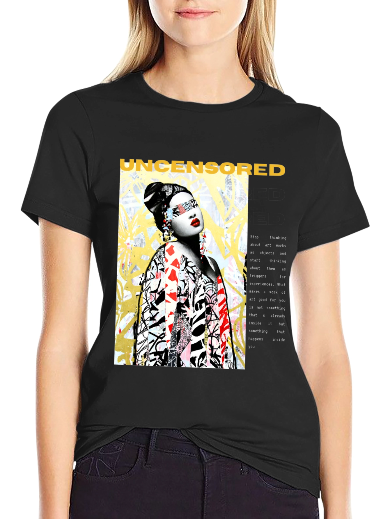Uncensored Art Graphic Tee