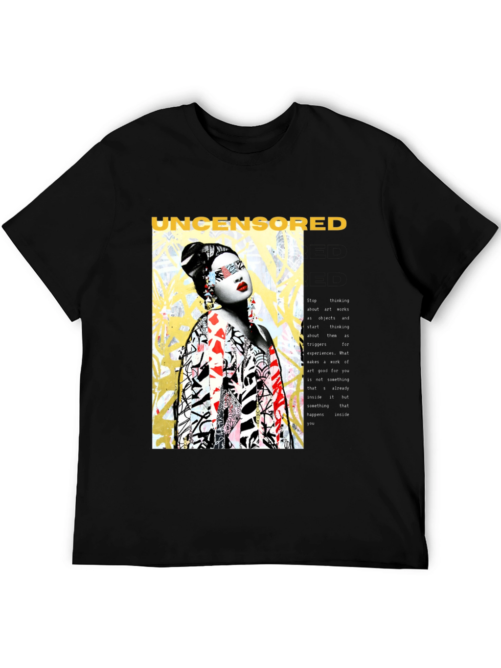 Uncensored Art Graphic Tee