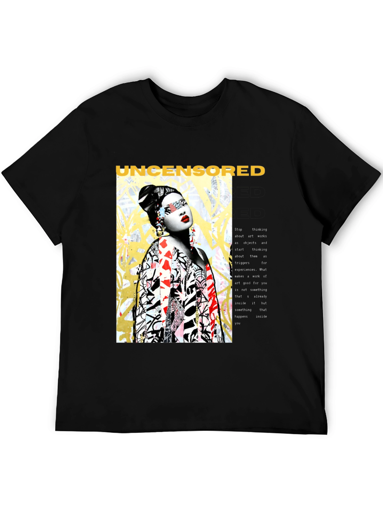 Uncensored Art Graphic Tee