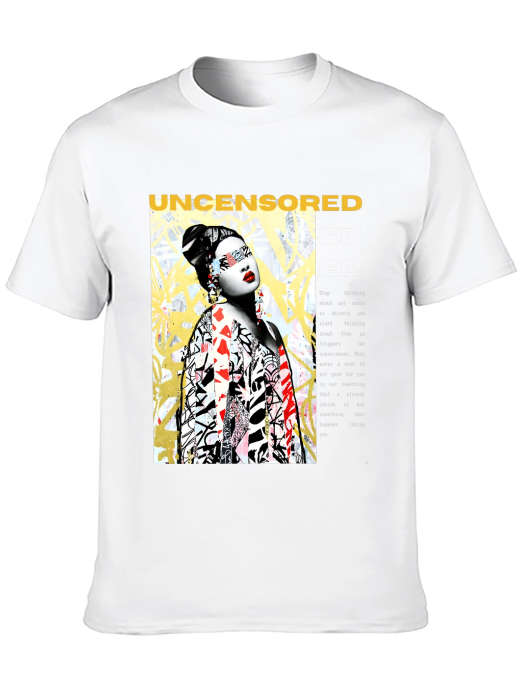 Uncensored Art Graphic Tee