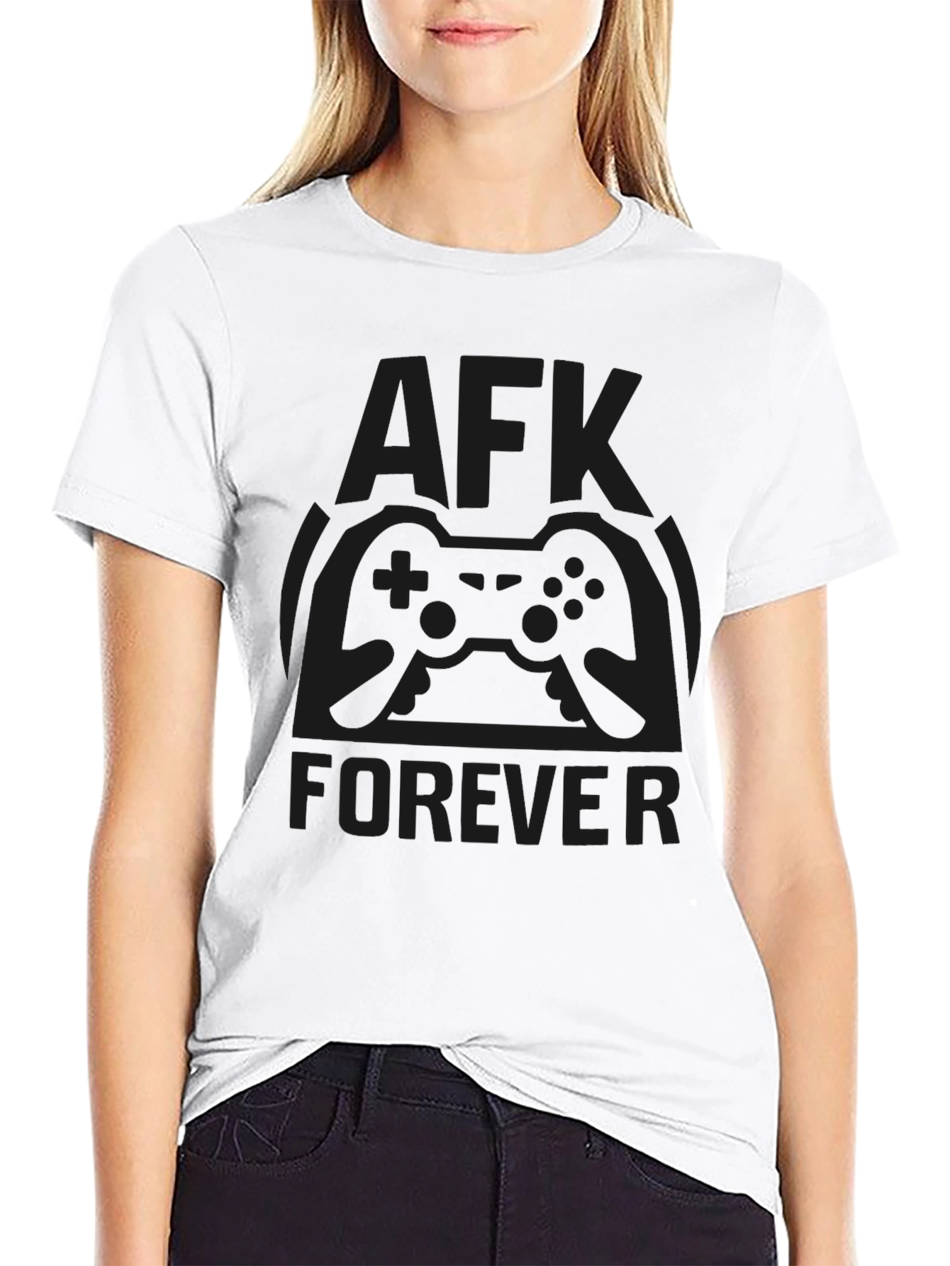 AFK Forever Gaming T-Shirt - Black