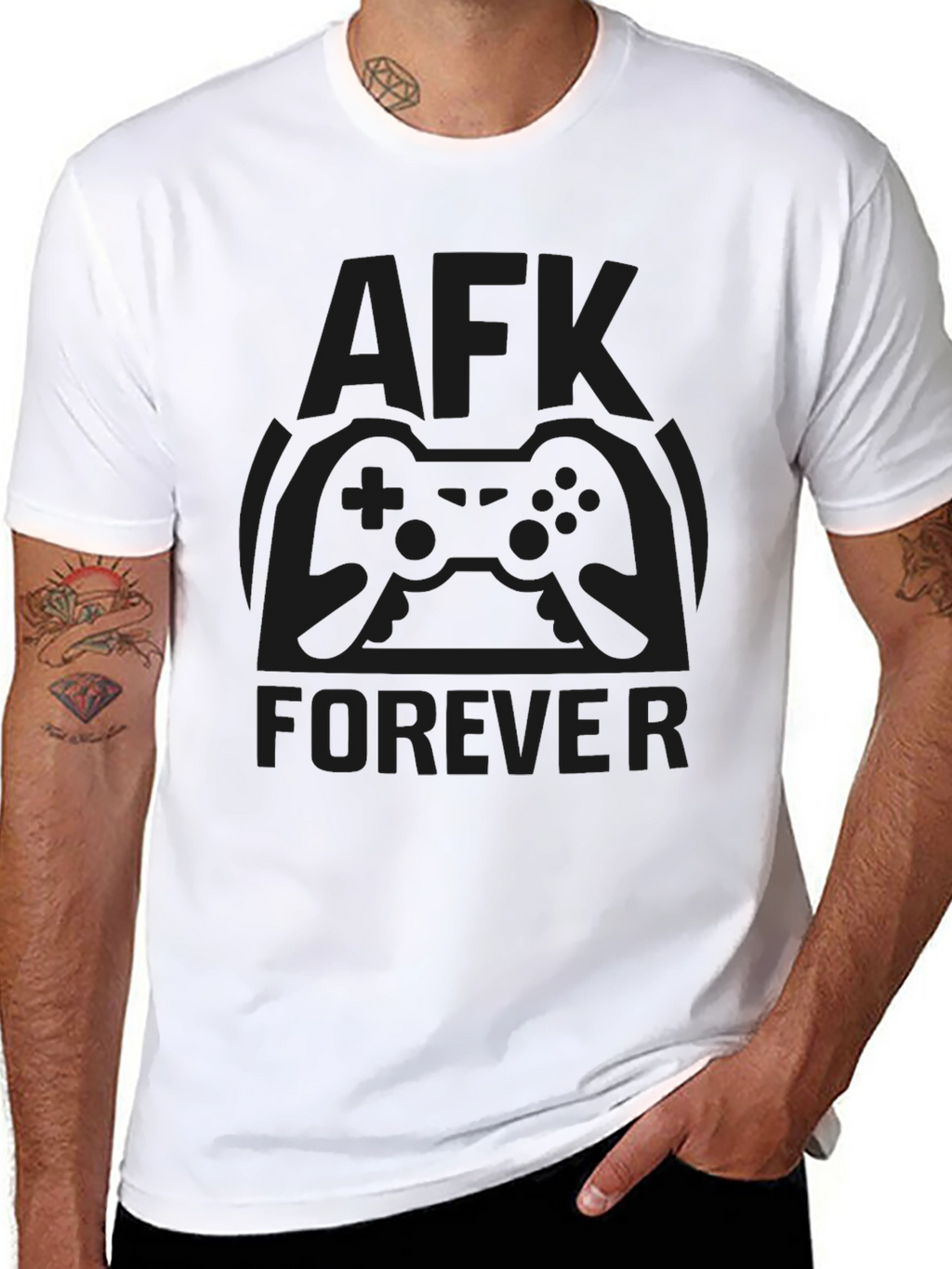 AFK Forever Gaming T-Shirt - Black