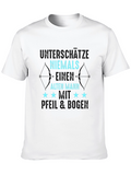 Archery Humor T-Shirt: Old Man With Bow