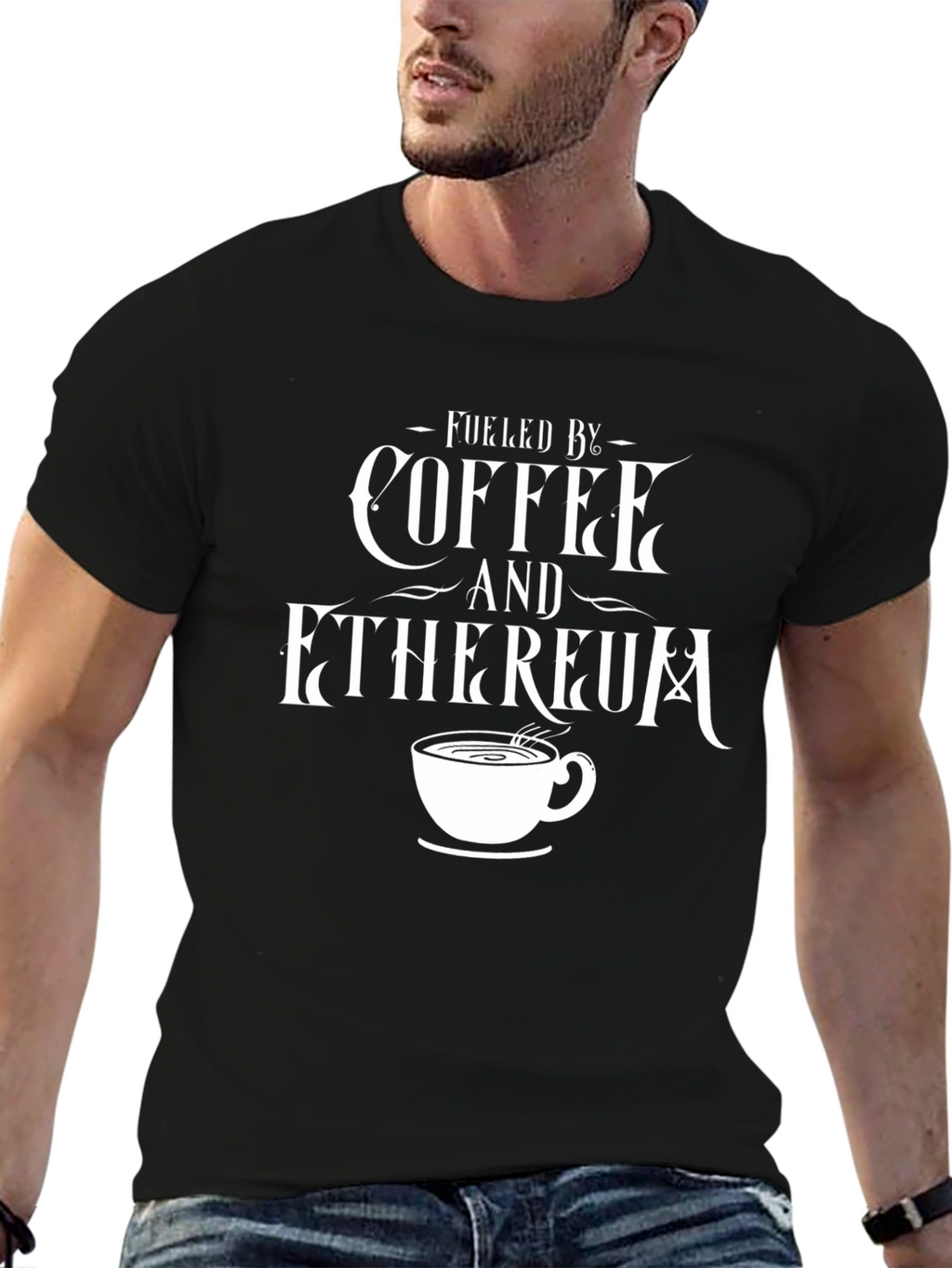 Fueled by Coffee & Ethereum - Graphic T-Shirt